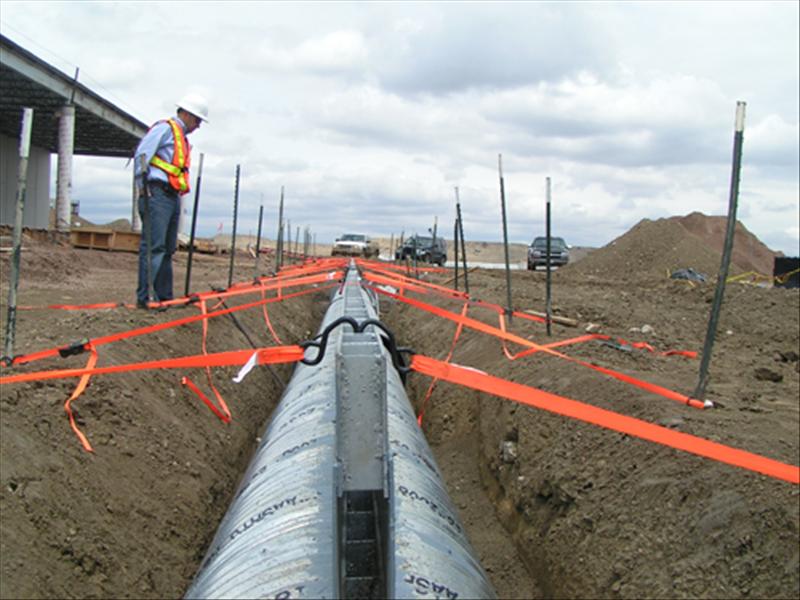 Slotted drain installation